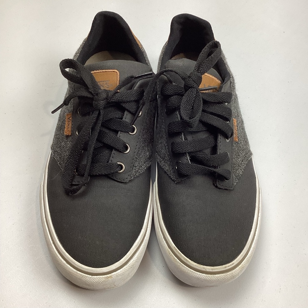 Men's Vans Black and Gray Atwood DX Skater Sneakers